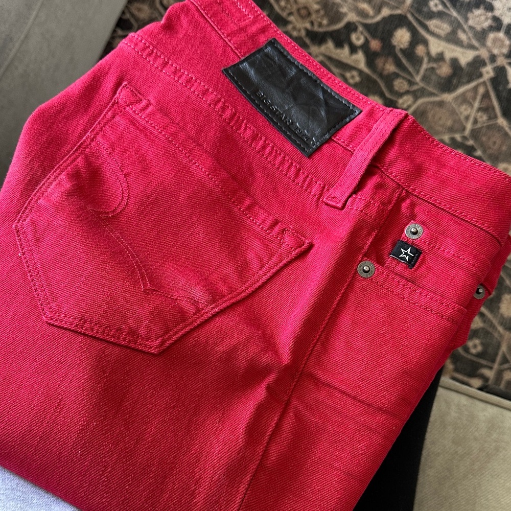 Big Star Red Mid Rise Jeans